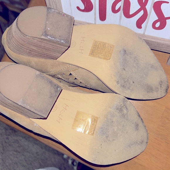 Mi.iM Tan BOOTIES🥾with Cutouts & Heels Size 6.5 Almost LIKE NEW!⭐️ - Picture 7 of 9
